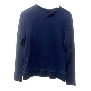 Good Man Brand Men's V-Notch Sweater Blue Size Medium